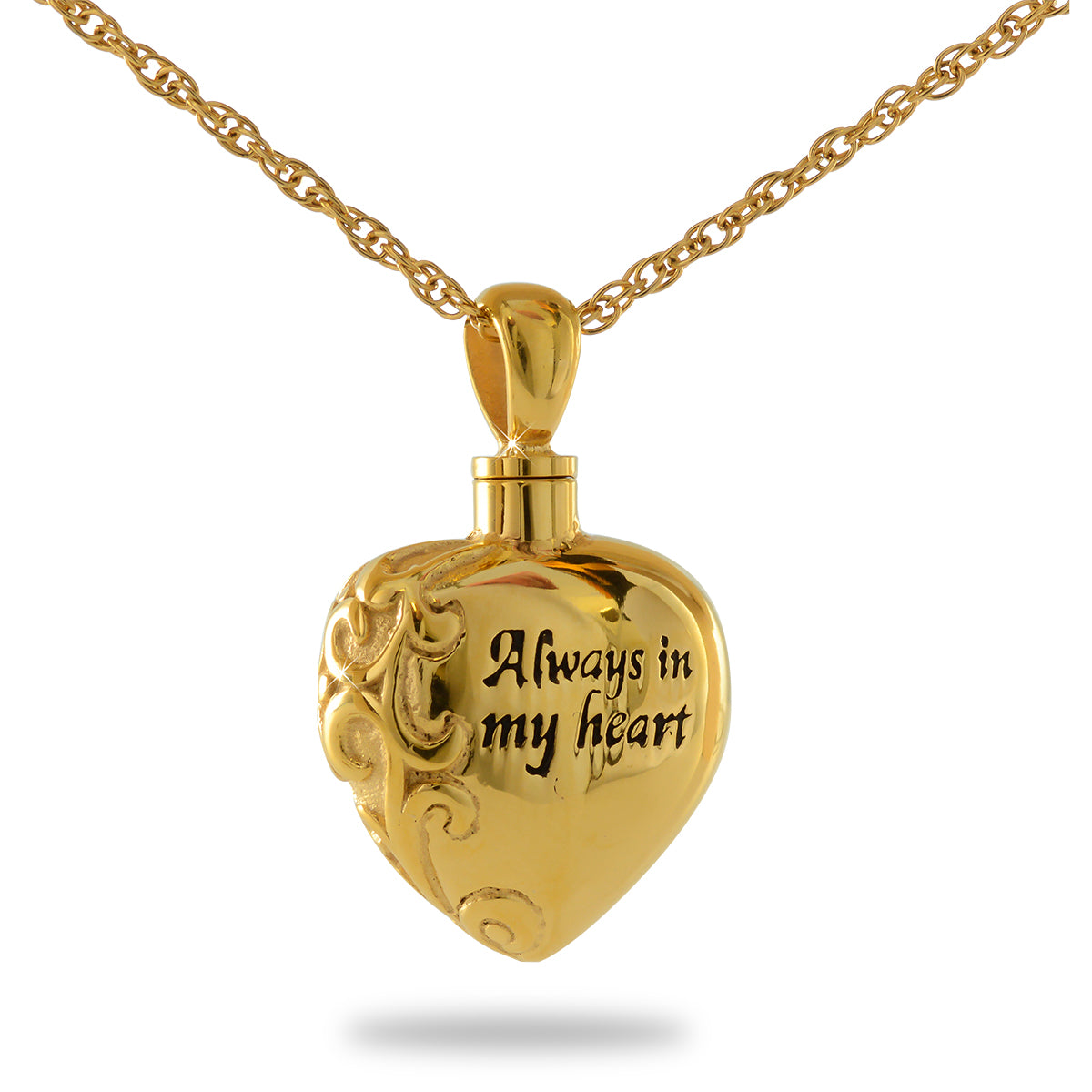Immortal Love Gold Steel Keepsake