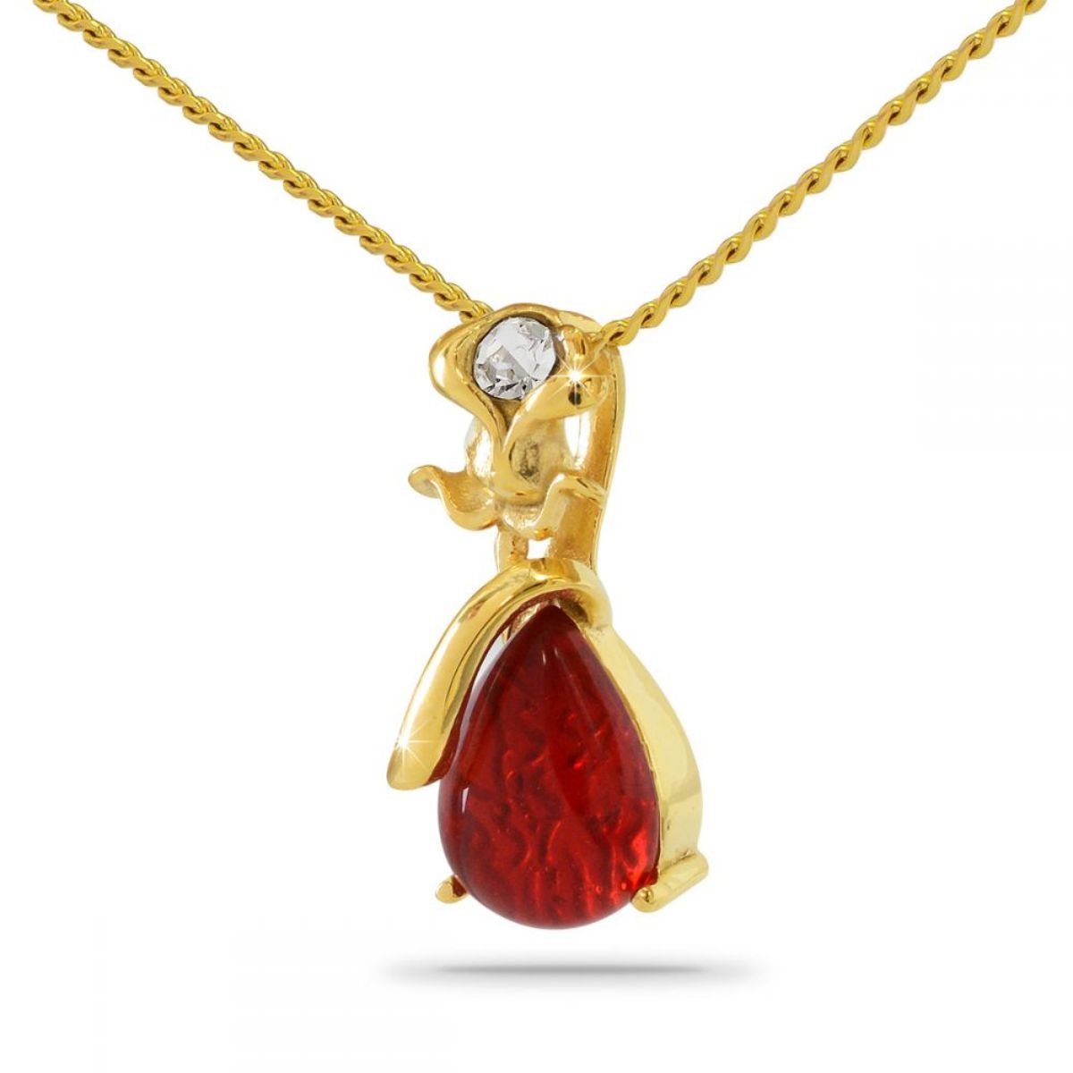 Red Rose Solid Gold Keepsake